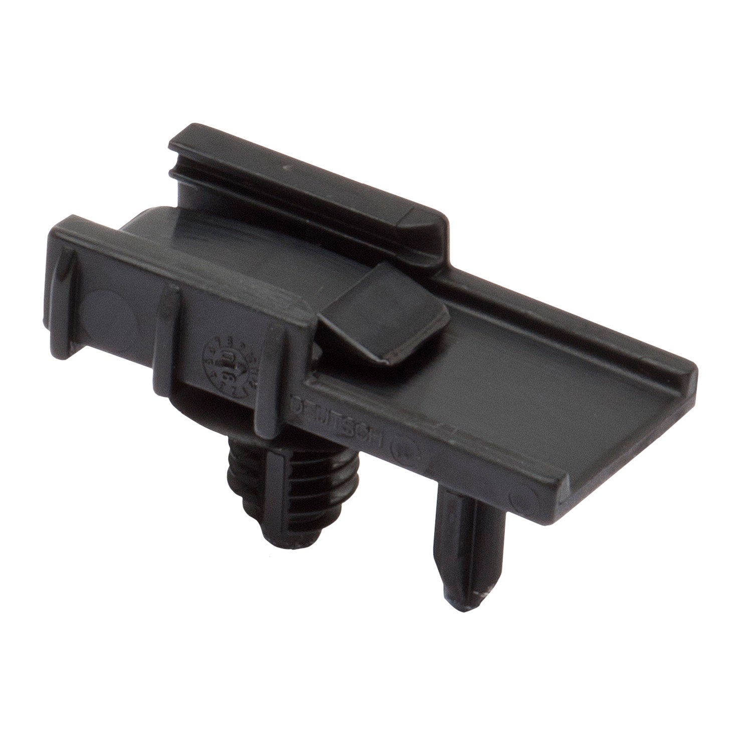 1011-310-0205 - Plastic Mounting Clip - Fits 2, 3, 4, 6, 12 Cavity - Christmas tree style fastener, Black