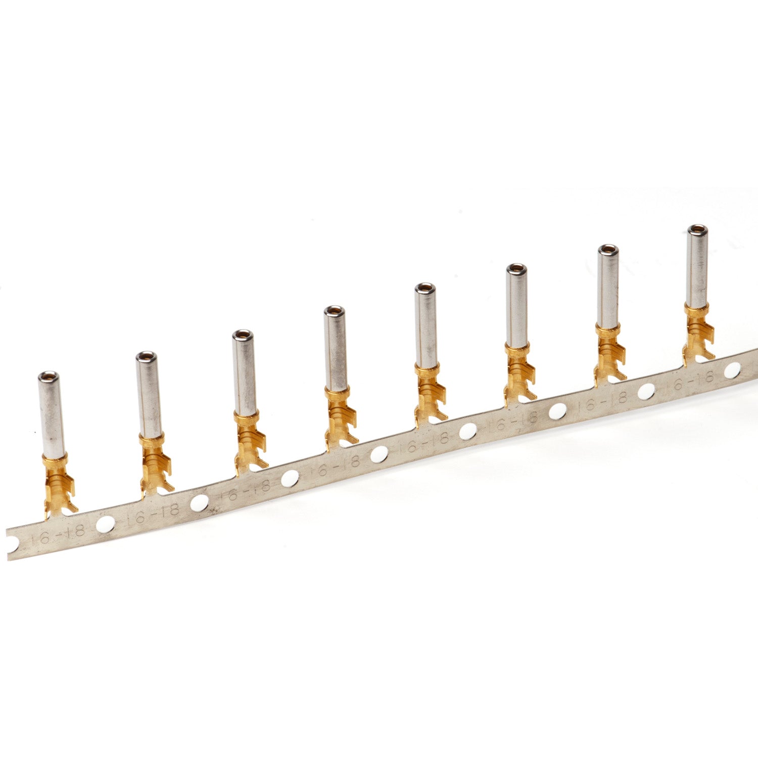 1062-16-0144 - Stamped & Formed Socket - Size 16  - 14-18 AWG, .075-.140 Insulation, 13 Amps, Gold Plated, Qty - 1 Socket