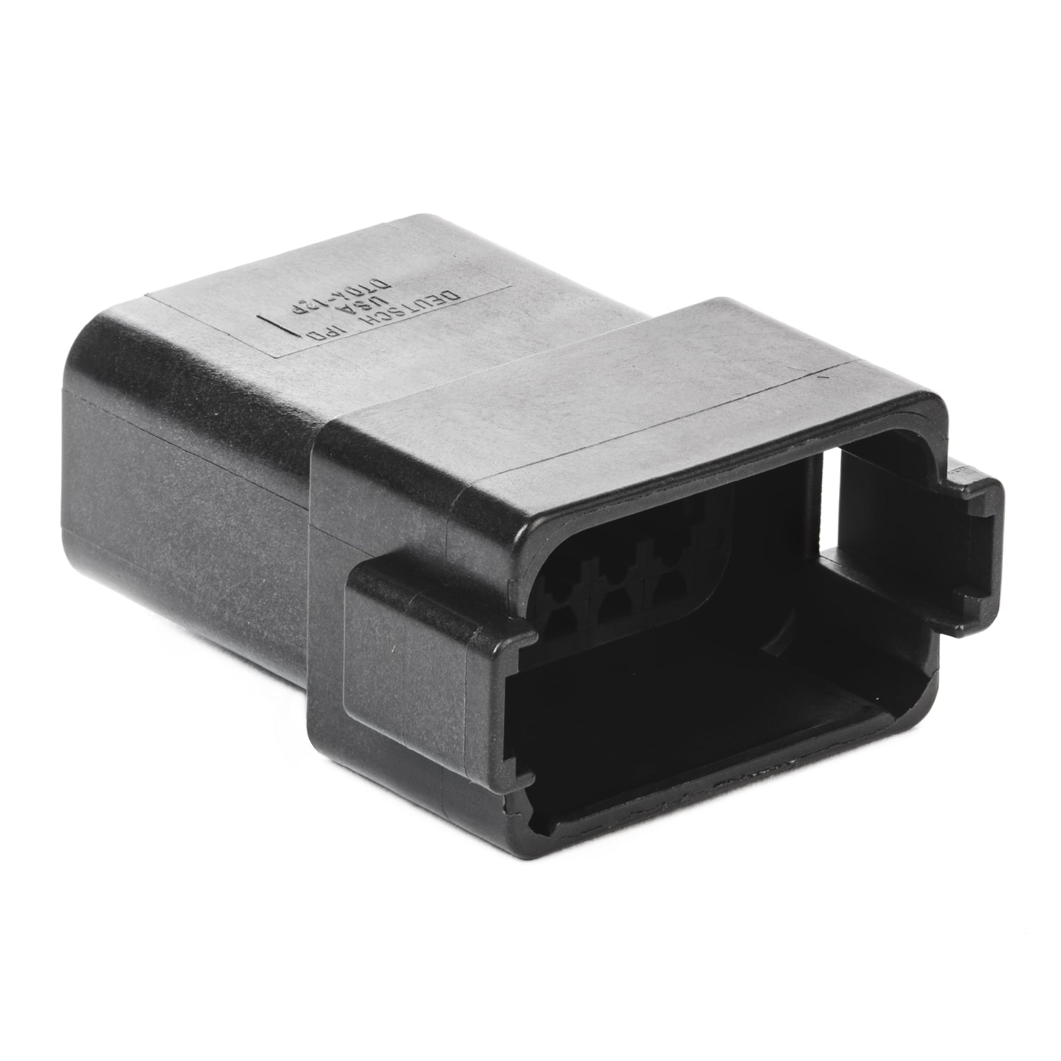 DT04-12PA-E004 - DT Series - 12 Pin Receptacle - A Key, Black