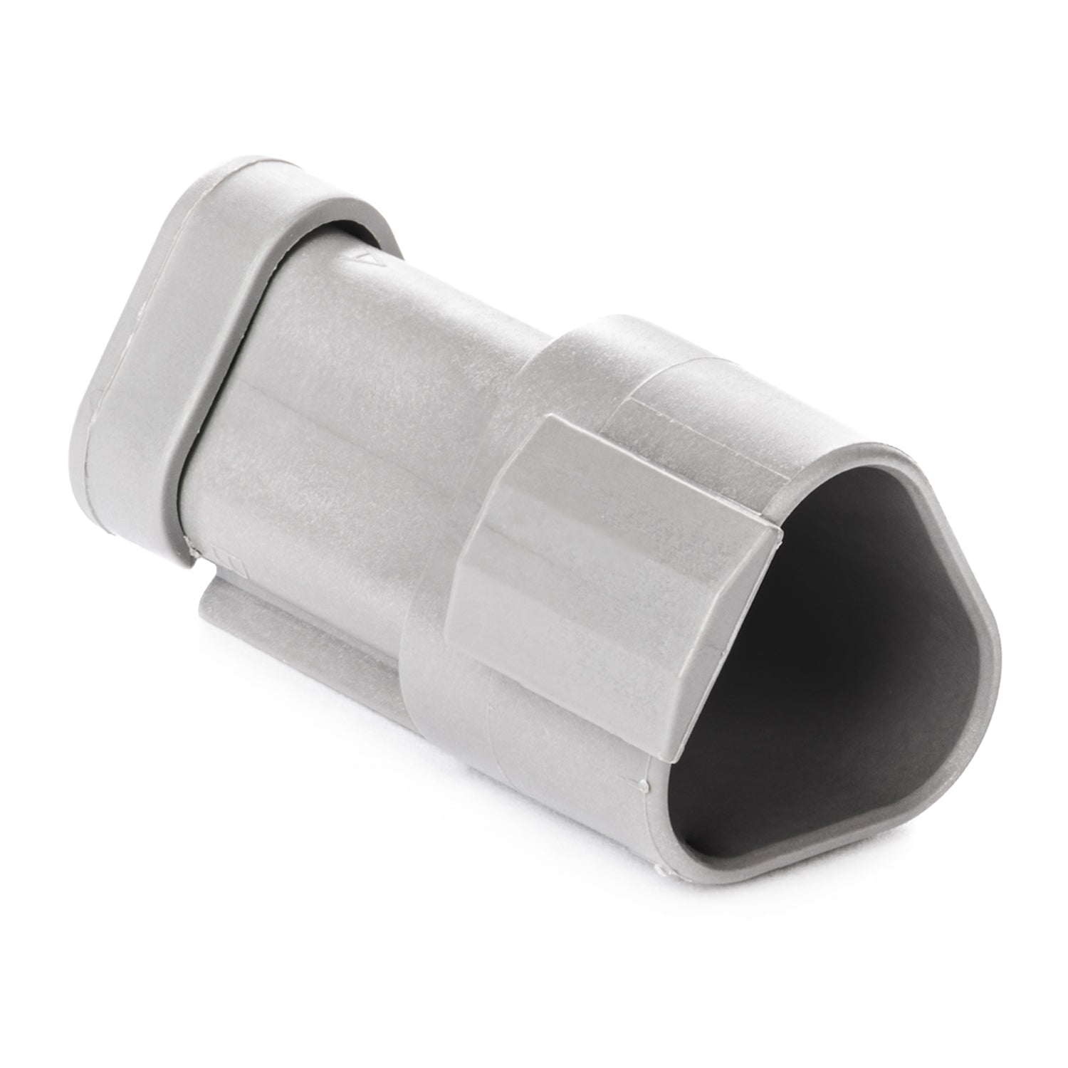 DT04-3P-CE01 - DT Series - 3 Pin Receptacle - Reduced Dia. Seal - End Cap - Gray