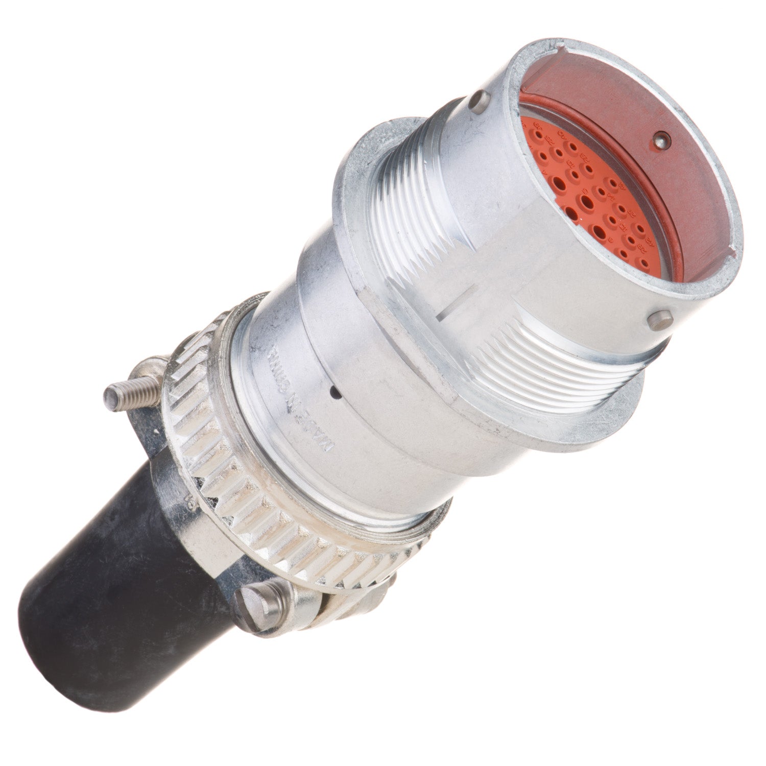 HD34-24-47PE-059 - HD30 Series - 47 Pin Receptacle - 24 Shell, E Seal, Cable Clamp, Flange