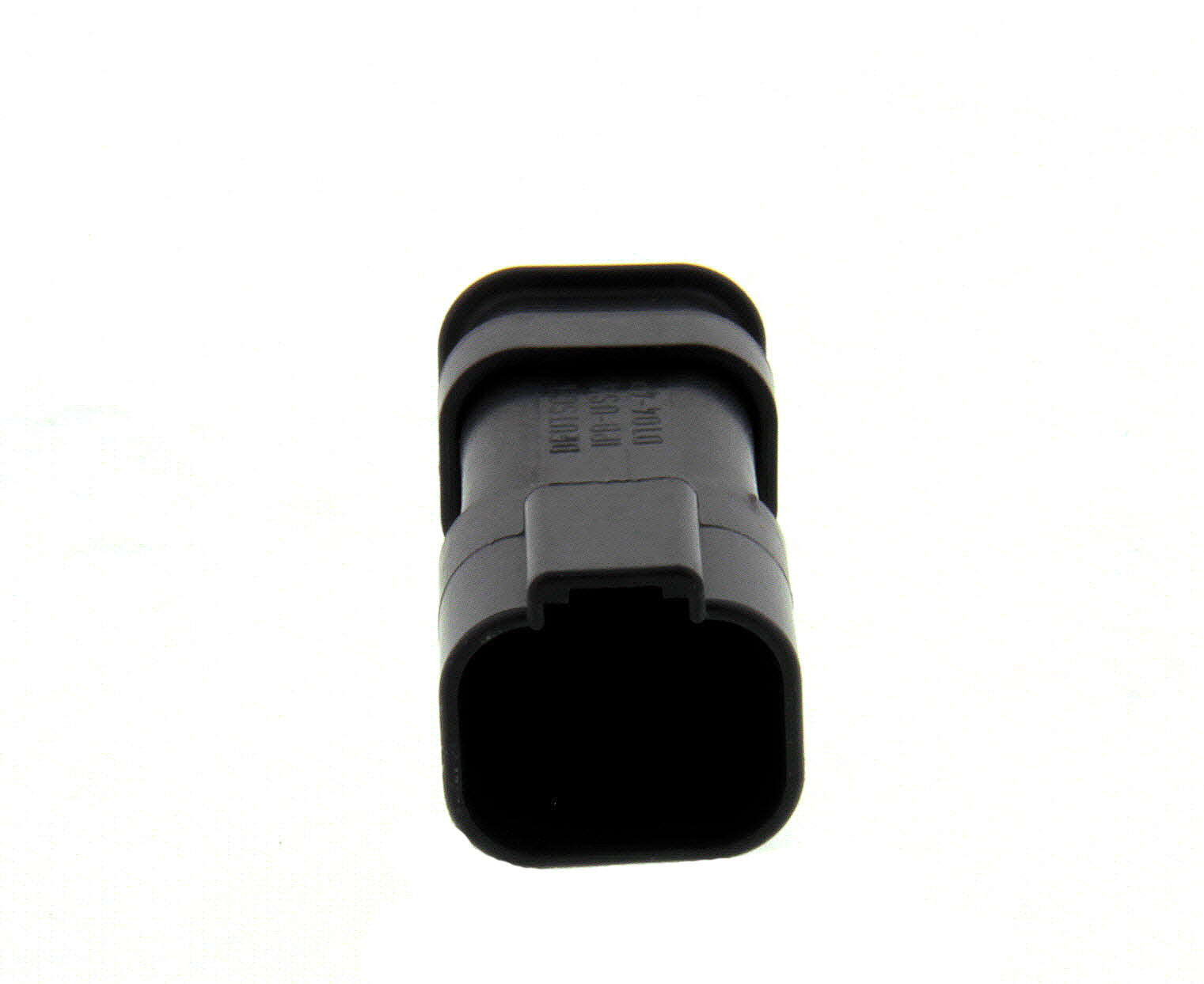 DT04-4P-LE13 - DT Series - 4 Pin Receptacle - Round Housing, End Cap, Black