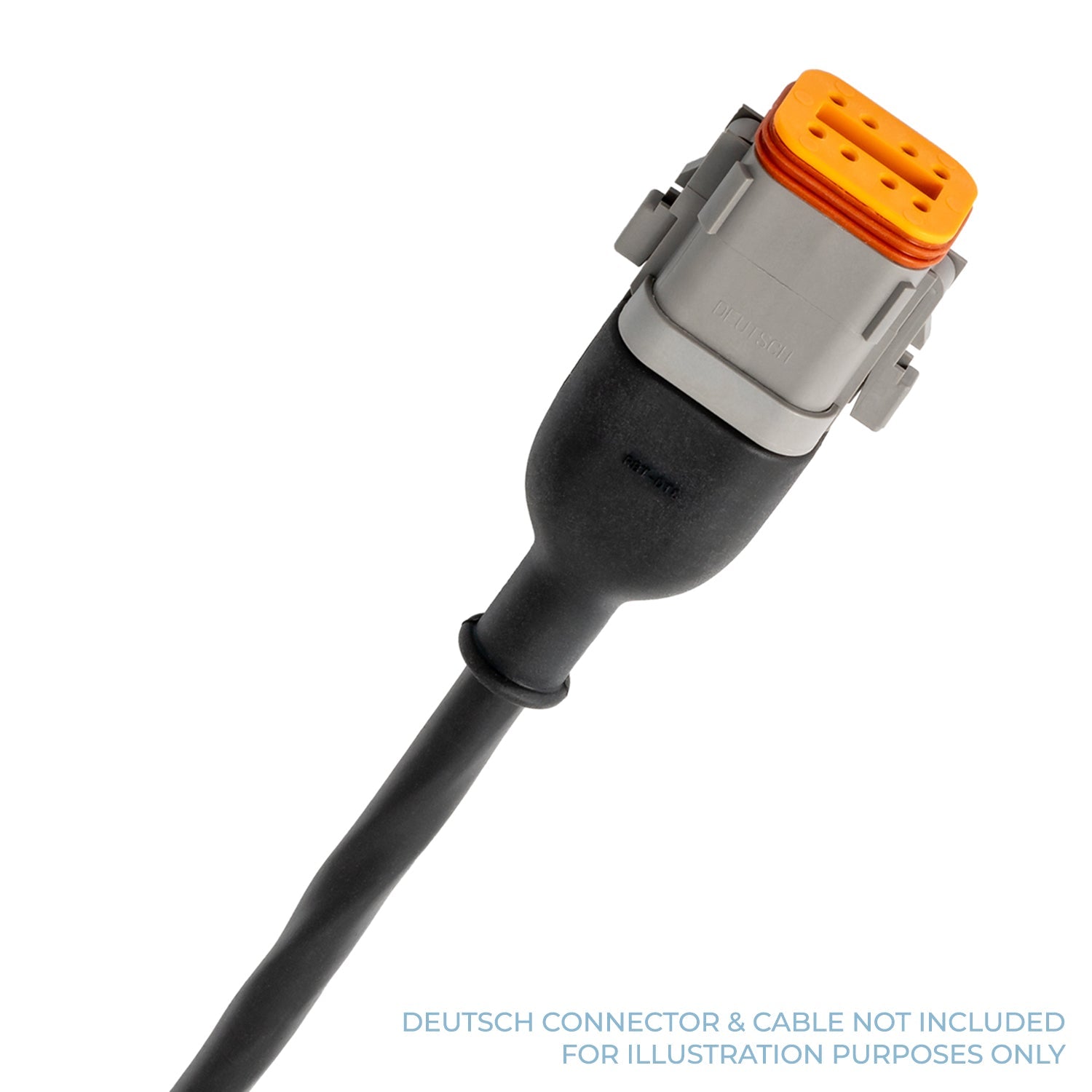 RBT-DT8 - DT Series - 8 Cavity - Flexible Rubber Boot - Black